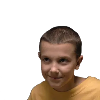 😊 Eleven Stranger Things eleven, stranger things, tv show, millie bobby brown, character telegram sticker