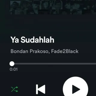 🙂 Ya Sudahlah música, canción, spotify, lista de reproducción whatsapp sticker