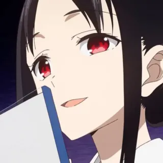 😏 Kaguya Shinomiya Kaguya-sama: Love Is War Аниме, Кагуя Синомия, Кагуя-сама, Любовь это война, Мультфильм, Анимация telegram sticker