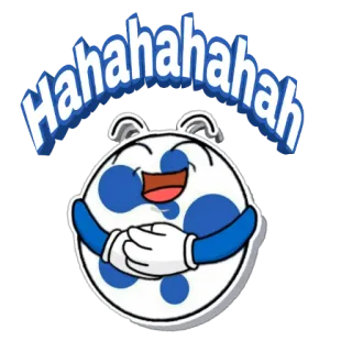 😂 hahahahahah ridere, felice, cartoni animati, divertente, lol whatsapp sticker