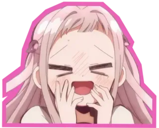 😍 Nene Yashiro Toilet-bound Hanako-kun anime, character, cute, manga, japanese animation, hanako-kun whatsapp sticker
