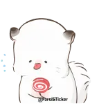 🍭 @ParsiSticker stiker, kucing, kartun, imut, permen, lolipop telegram sticker