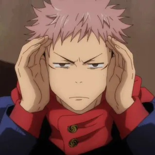 🎱 Yuji Itadori Jujutsu Kaisen Anime, Manga, Berpikir, Karakter, Jujutsu Kaisen, Yuji Itadori telegram sticker