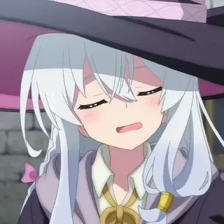 🍃 anime, witch, cute, girl, magic, manga telegram sticker