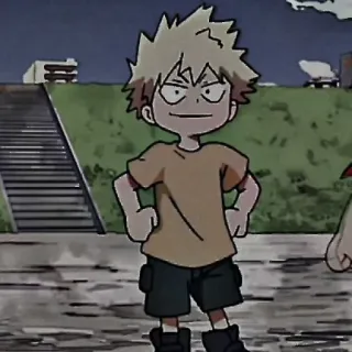 ❤️‍🔥 Bakugo My Hero Academia Anime, Manga, My Hero Academia, Bakugo, Cartoon, Personage telegram sticker