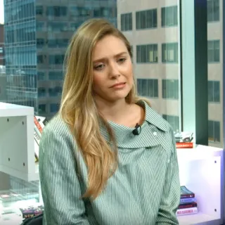 🌻 Elizabeth Olsen attrice, celebrità, ritratto, donna, bionda, Elizabeth Olsen telegram sticker