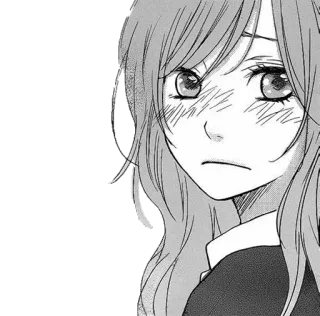 😳 Manga, Anime, Gadis, Sedih telegram sticker