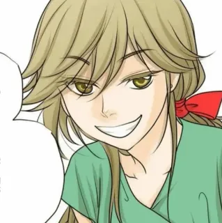 🍘 アニメ, マンガ, イラスト, カートゥーン, 女の子, キャラクター telegram sticker
