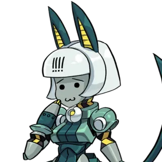 😺 !!!! robot, armor, anime, videogame, cute telegram sticker