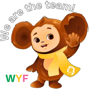 🏀 We are the team! การ์ตูน, สัตว์, น่ารัก, ทีม, สติกเกอร์ telegram sticker