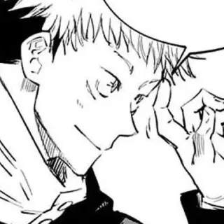 😊 Yuji Itadori Jujutsu Kaisen anime, manga, jujutsu kaisen, yuji itadori, cartoon, character whatsapp sticker