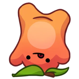 🙃 plant, cute, cartoon, sticker telegram sticker