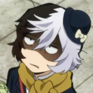 😒 Ranpo Edogawa Bungou Stray Dogs Anime, Détective, Drôle, Irrité, BSD telegram sticker