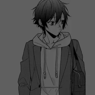 🪡 Anime, Manga, Anak laki-laki, Seragam sekolah, Hoodie, Kasual telegram sticker