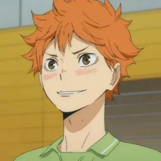 🍜 Hinata Haikyuu Anime, Haikyuu, Hinata, Esportes, Vôlei, Desenho animado telegram sticker