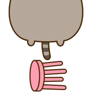 😲 猫, Pusheen, 子猫, 可愛い, アニメ telegram sticker