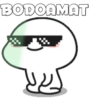 🍡 BODOAMAT Dessin animé, Lunettes de soleil, Mignon, Drôle telegram sticker