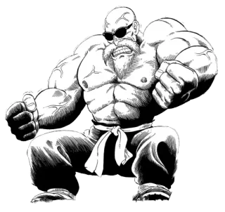 😡 Mercenary Tao Dragon Ball Dragon Ball, Mercenary Tao, anime, martial arts, character telegram sticker