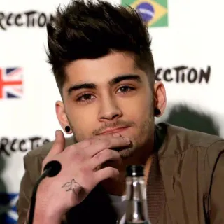 🤨 Zayn Malik 歌手, 有名人, ポートレイト, ワン・ダイレクション telegram sticker