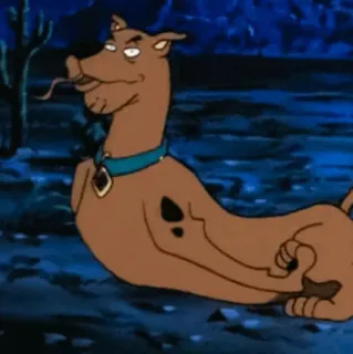 🐶 Scooby-Doo cartoon, dog, scooby-doo, animal telegram sticker