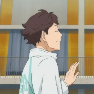 💗 Oikawa Tooru Haikyuu!! Anime, Haikyuu!!, Oikawa Tooru, Manga, Cartone animato telegram sticker