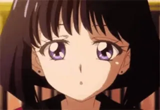 🤔 Sailor Saturn Sailor Moon Anime, Mangá, Personagem, Sailor Saturn, Sailor Moon telegram sticker