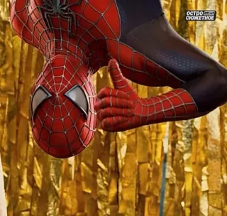 👍 Spider-Man superhero, marvel, thumbs up, spider, man telegram sticker