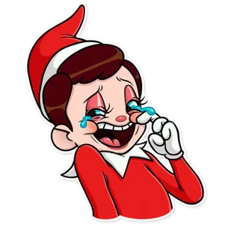 Elf on The Shelf whatsapp stickers