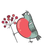 Зимние птички (@tgsticker) telegram stickers