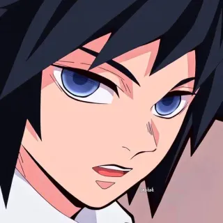 😛 Giyu Tomioka Demon Slayer Anime, Demon Slayer, Giyu Tomioka, Manga, Karakter telegram sticker