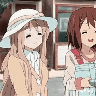 ☁️ アニメ, 漫画, かわいい, 女の子, 友達, カワイイ whatsapp sticker