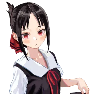 🌈 Kaguya Shinomiya Kaguya-sama: Love Is War Anime, Dessin animé, Femme, Fille, Kaguya Shinomiya, Love is War, Yeux rouges, Japonais telegram sticker