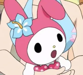 😯 My Melody 마이멜로디, 산리오, 귀여운, 만화, 애니메이션 telegram sticker