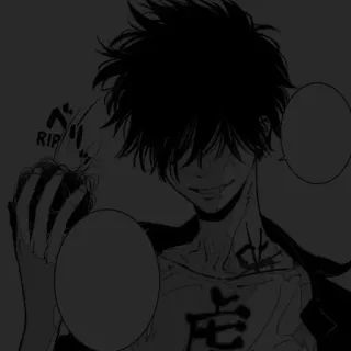 🌟 Anime, düster, Bösewicht, Gewalt, Manga, anstößig, Charakter telegram sticker