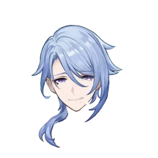 😢 Ayato Genshin Impact Genshin Impact, Аято, Аниме, Игра, Персонаж, Портрет whatsapp sticker