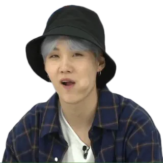 😅 Suga K-Pop, Sänger, Suga, BTS, Idol, Koreanisch telegram sticker