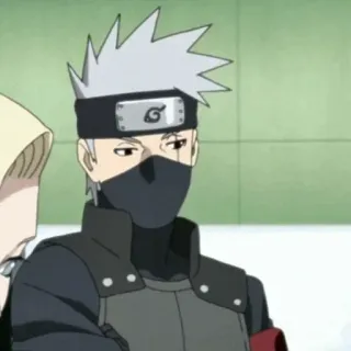 ⚡️ Kakashi Naruto anime, kakashi, naruto, ninja, manga, cartoon telegram sticker