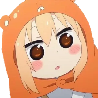 🌟 Umaru Doma Himouto! Umaru-chan Anime, Manga, Umaru, Kawaii, Słodkie, Bluza z kapturem, Otaku whatsapp sticker