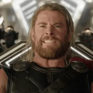 ⚡️ Thor Thor, Marvel, Avengers, Superheld, Donnergott telegram sticker
