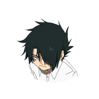 😩 Ray The Promised Neverland Anime, Personnage, Ray, The Promised Neverland telegram sticker