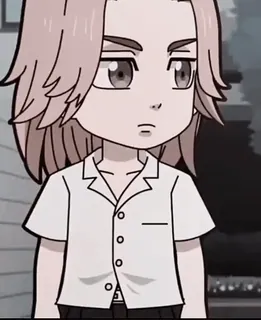 😅 Manjiro Sano Tokyo Revengers Anime, Manga, Dibujos animados, Personaje, Manjiro Sano, Tokyo Revengers telegram sticker