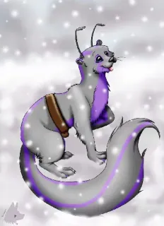 🌨 Фурри, Млекопитающее, Мультфильм, Животное, Фэнтези telegram sticker