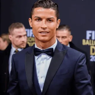 🖤 Cristiano Ronaldo 足球, 美式足球, 运动员, 名人, 运动 telegram sticker