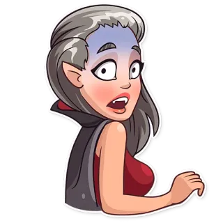 Halloween Girl telegram stickers