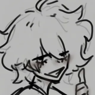 🥢 アニメ, キャラクター, イラスト, アート, スケッチ telegram sticker