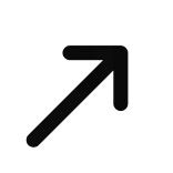 ↗️