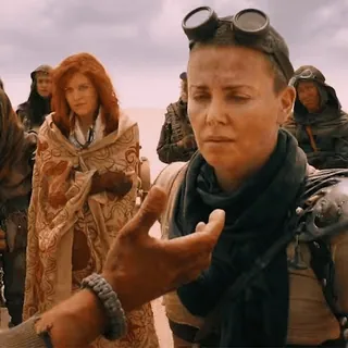 🤝 Mad Max: Fury Road action, movie, desert, warrior, post-apocalyptic, Charlize Theron, Furiosa whatsapp sticker