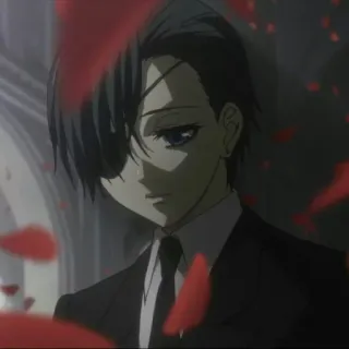 🗞 Ciel Phantomhive Black Butler Anime, Manga, Charakter, Ciel Phantomhive, Black Butler telegram sticker