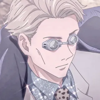 ✨ Kento Nanami Jujutsu Kaisen Anime, Jujutsu Kaisen, Kento Nanami, Postać, Okulary telegram sticker