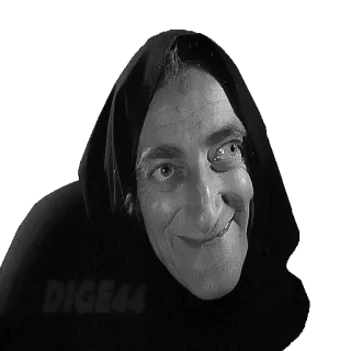 😄 Igor Young Frankenstein El Jovencito Frankenstein, Igor, Marty Feldman, Monstruo, Comedia, Blanco y negro whatsapp sticker